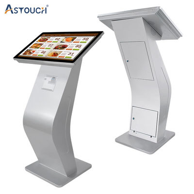 55 Inch Floor Standing Touch Screen Kiosk For Advertising Information